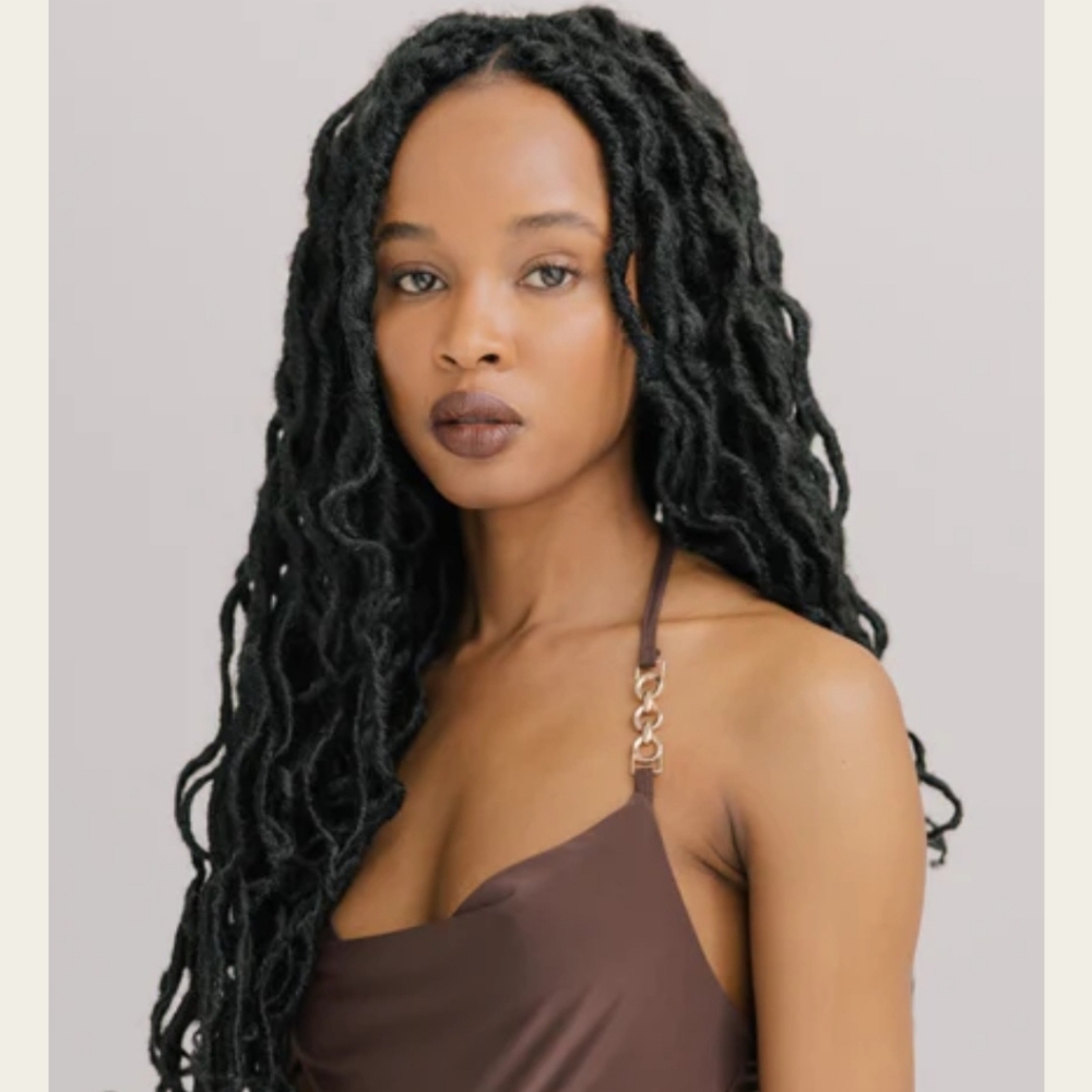 Boho Locs Brand NEW faux locs 22 inch authentic (color black midnight) - Picture 3 of 10
